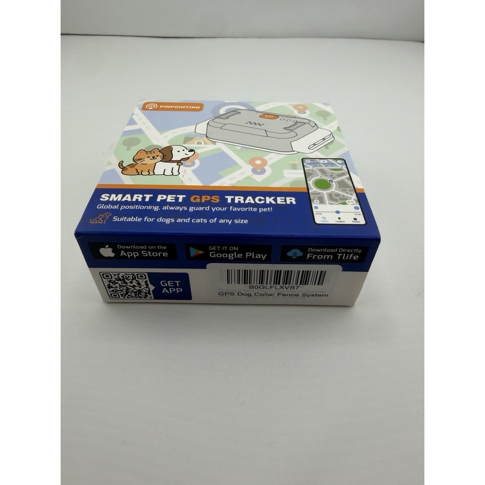 GPS Dog Collar Fence System: 7x24 Real-Time GPS  Tracker